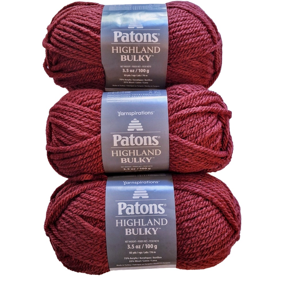 Patons Highland Bulky Yarn Pecan